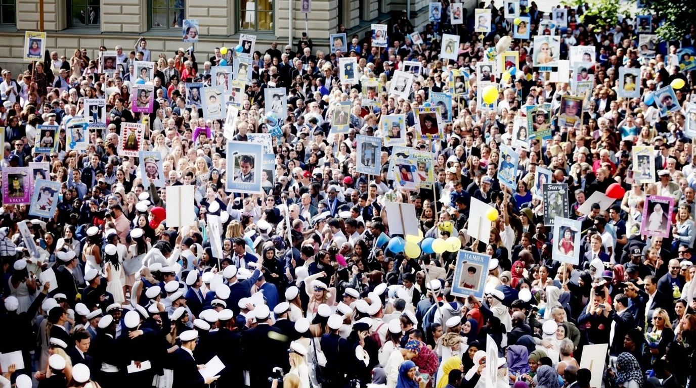 Studentflak i Eskilstuna med Grymstudent