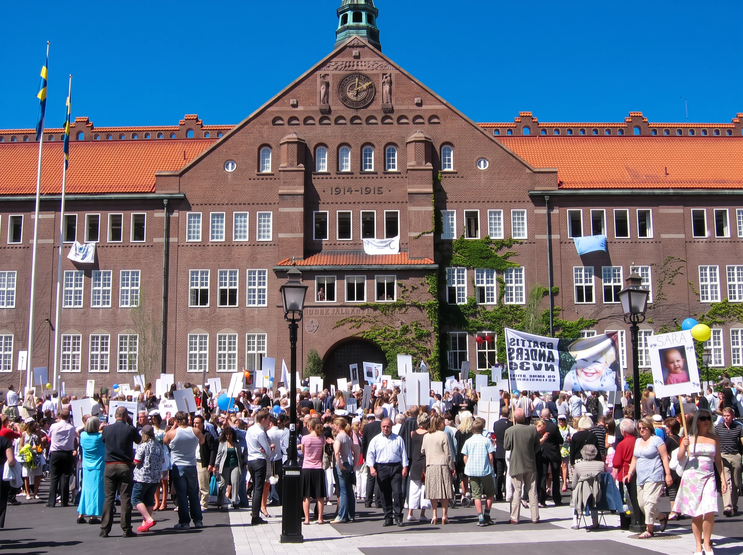Studentflak i Linköping med Grymstudent