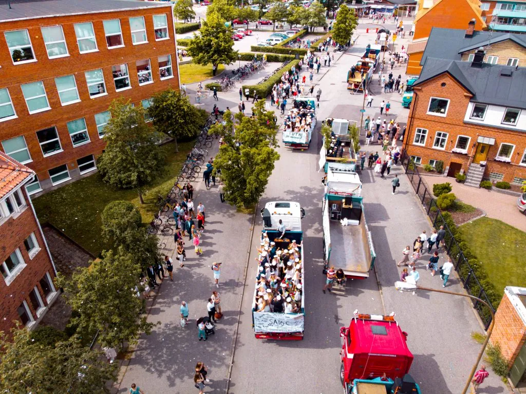 Studentflak i Lund