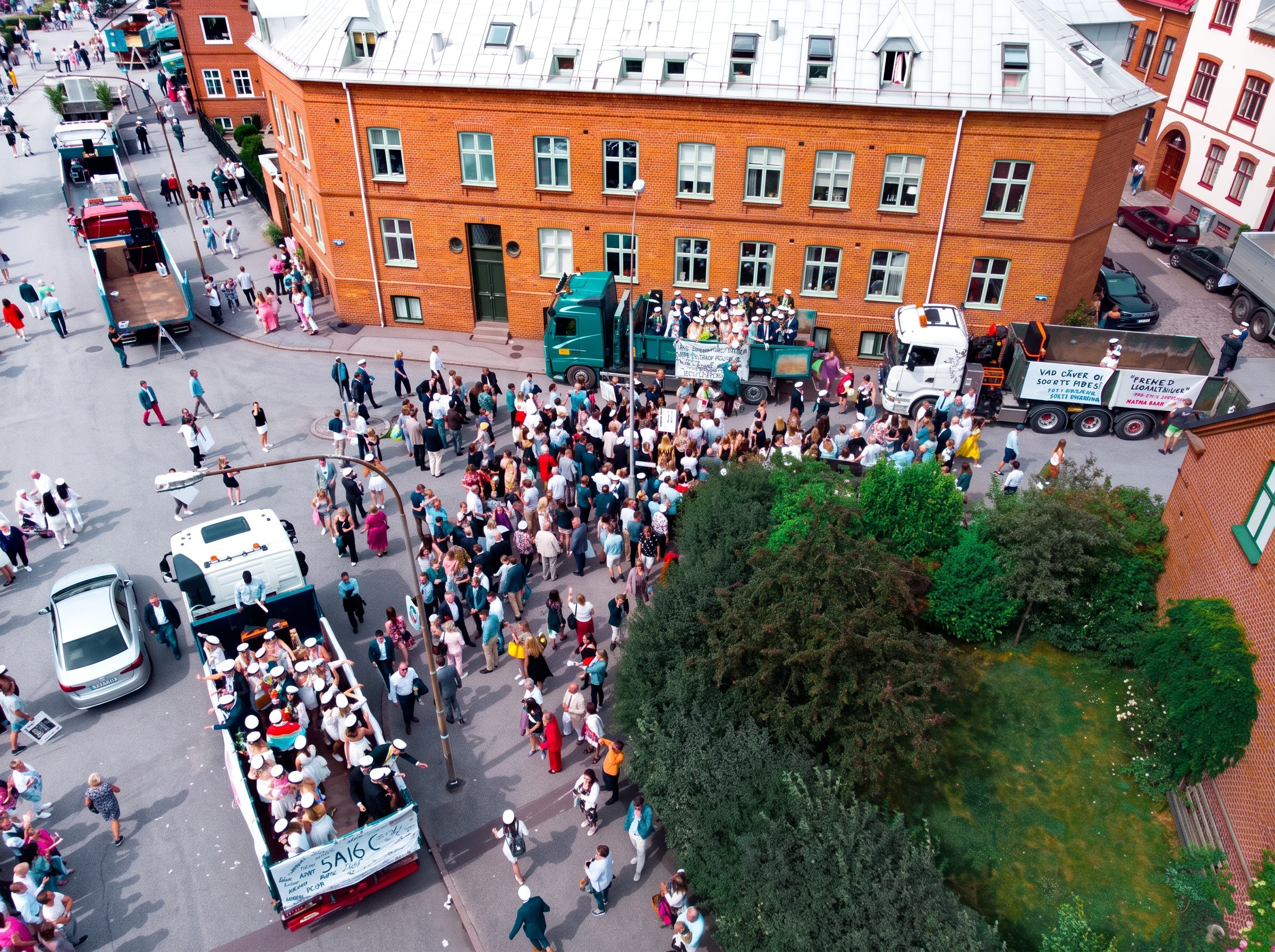 Studentflak i Gävle med Grymstudent