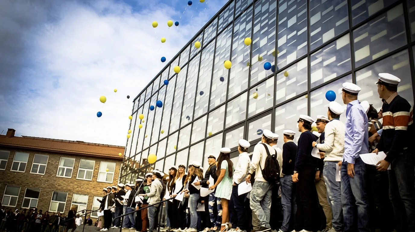 Studentflak i Åkersberg med Grymstudent