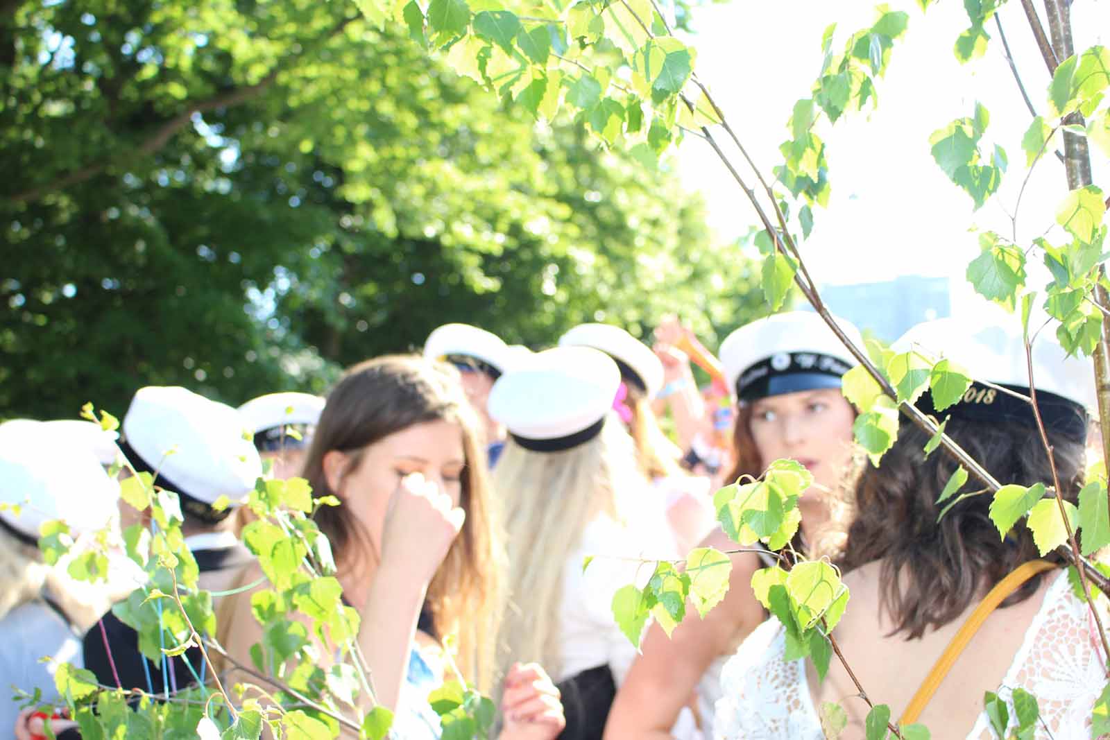 Ett av Grymstudents studentflak redo för studentdagen